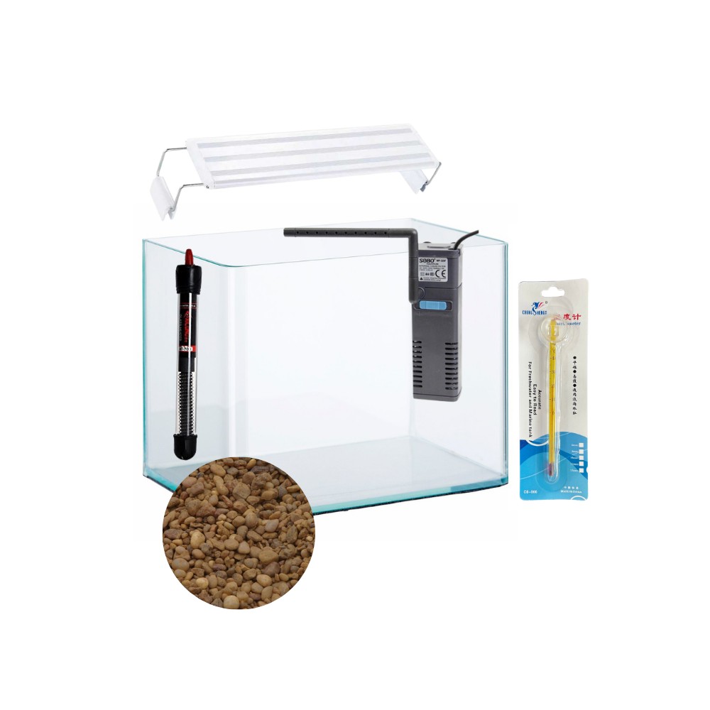 Pack Pecera 21 litros completa