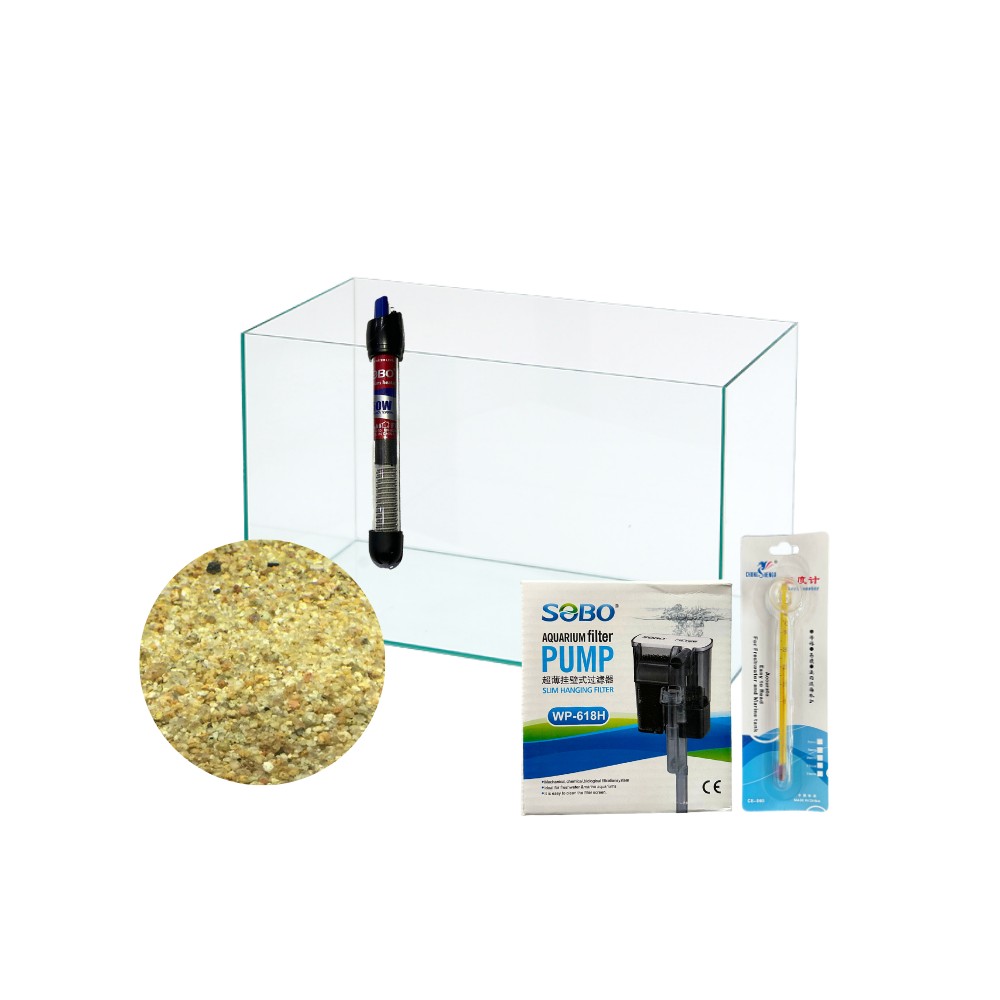 Pack Pecera 15 litros completa