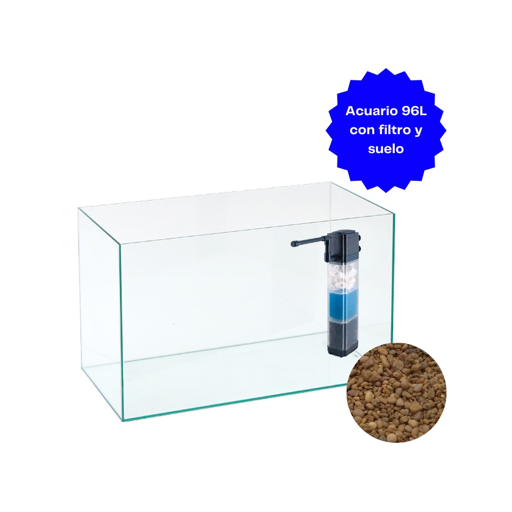 Pack Pecera 96 litros completa